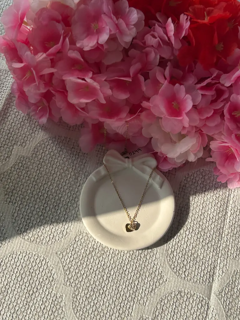 Gold Heart Drop Chain.webp