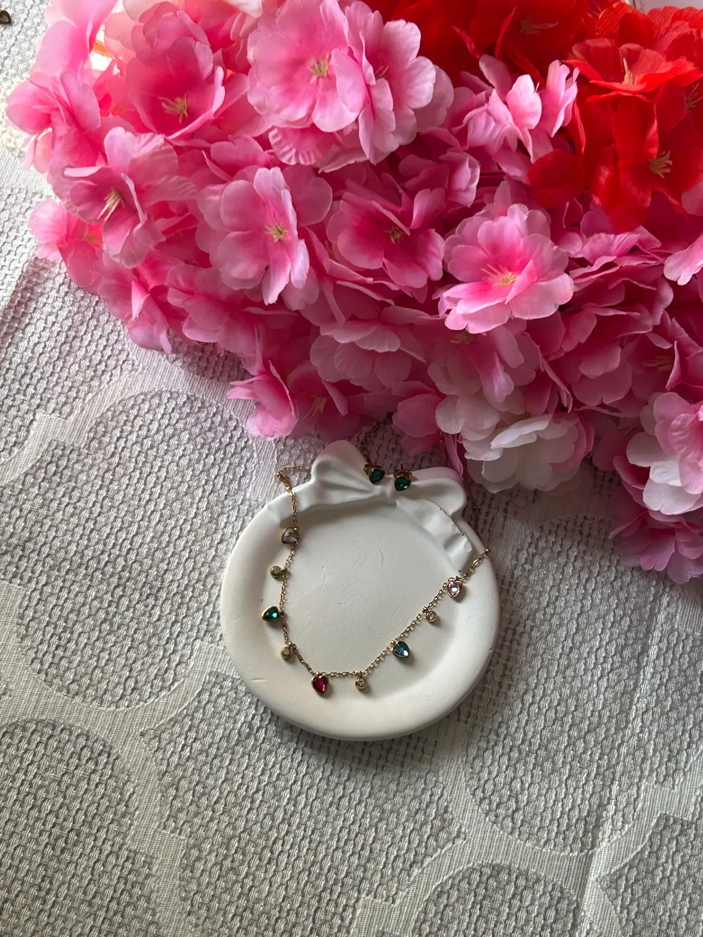 [CH-032] Multi Colour Drop Chain