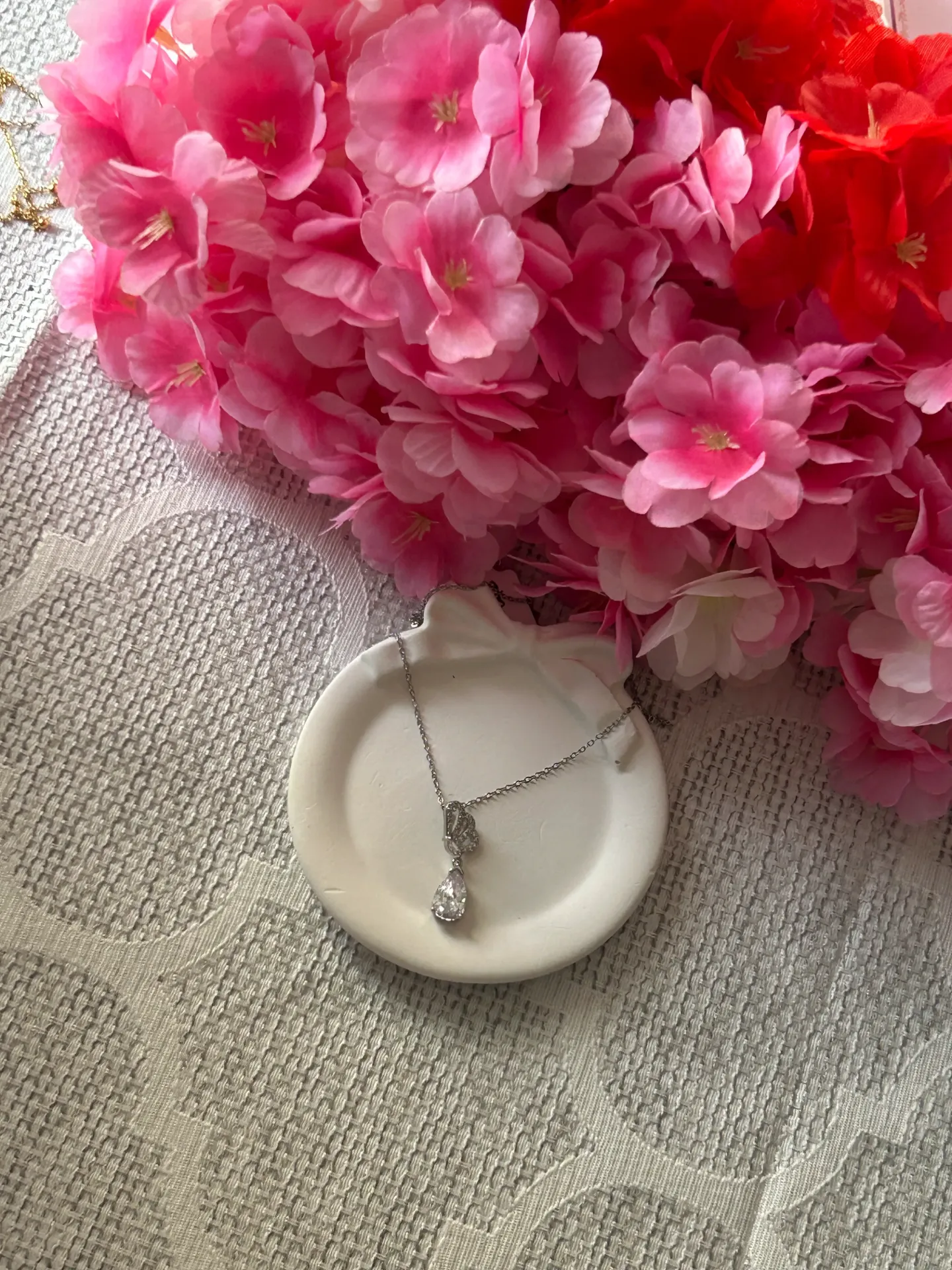 Silver Icy Dewdrop Chain